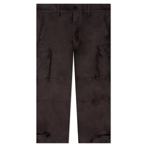 Brown Organic Cotton Cargo Trousers TCY36 Moca