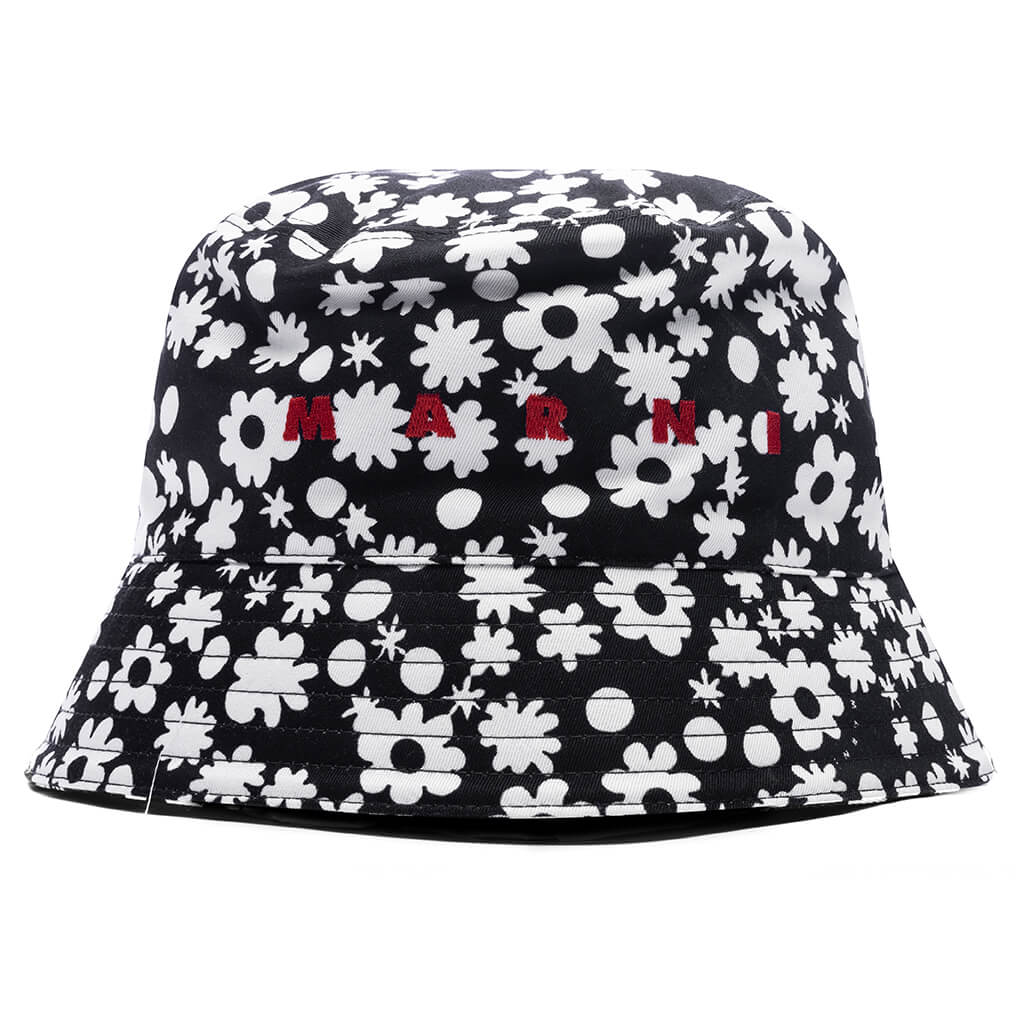 Pop Fields Bucket Hat Black