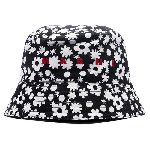 Pop Fields Bucket Hat Black