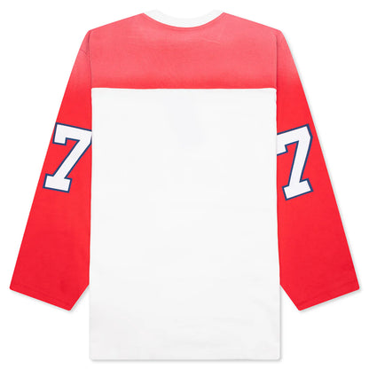 Bank Of Satoshi Jersey White Red