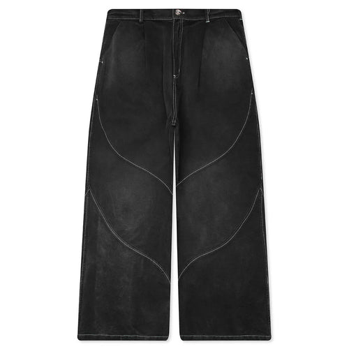 Sun Bleached Slant Pant Washed Black