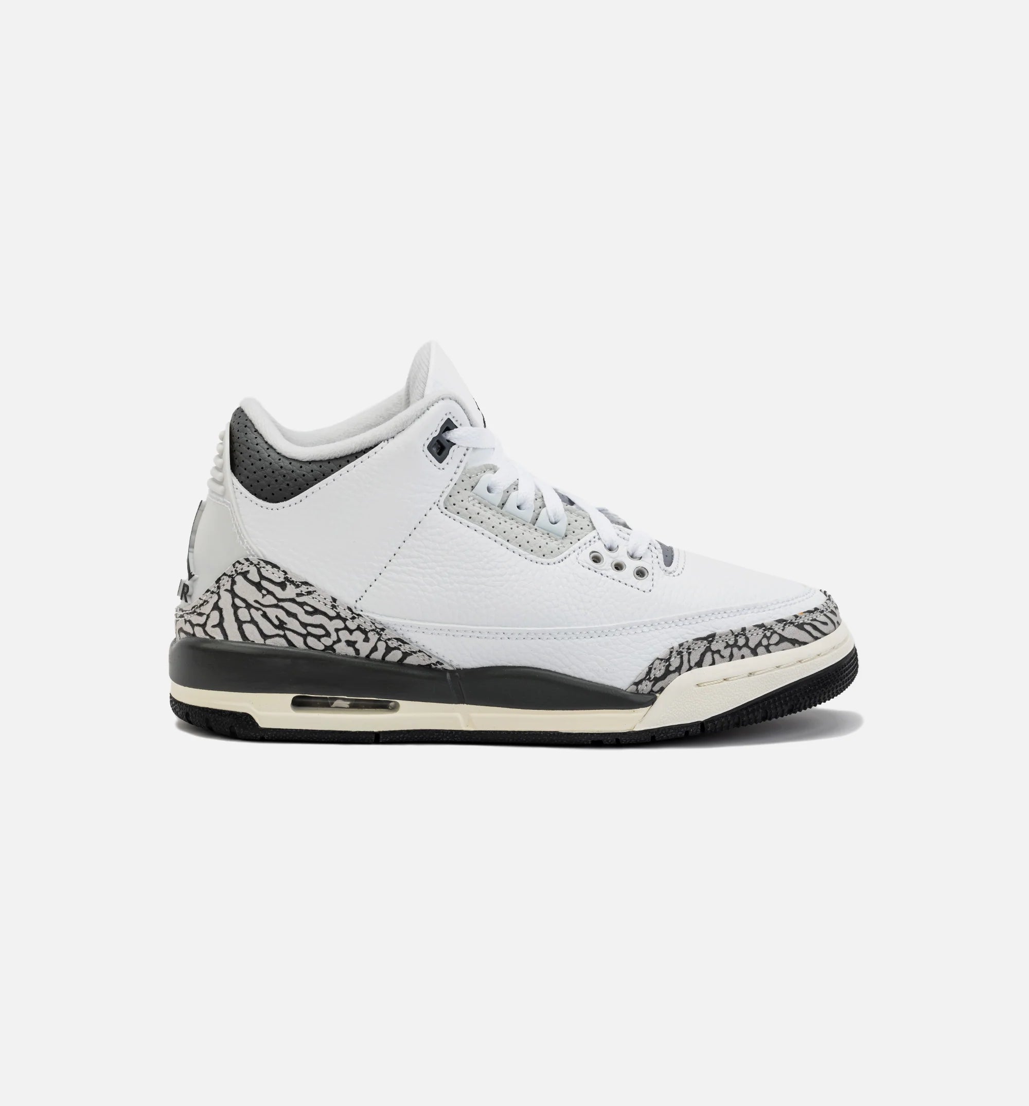 Air Jordan 3 Retro Hide N Sneak Grade School Lifestyle Shoe Black White