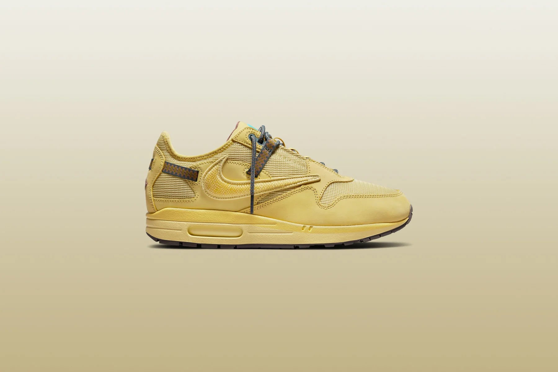 Air Max 1 x Travis Scott CACTUS CORP Saturn Gold Tea Tree Mist Tent