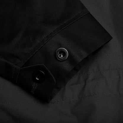 Cotton Chino Mix Pullover Black