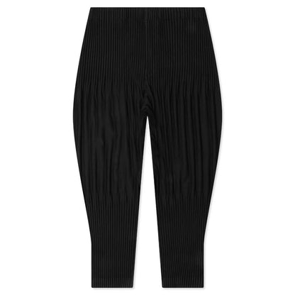 Relaxed Pleat Basics Pants Black