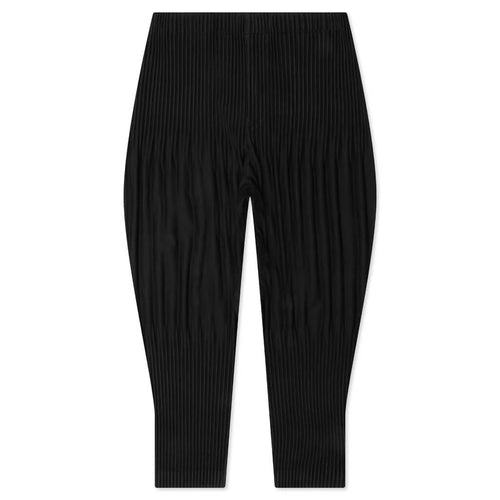Relaxed Pleat Basics Pants Black