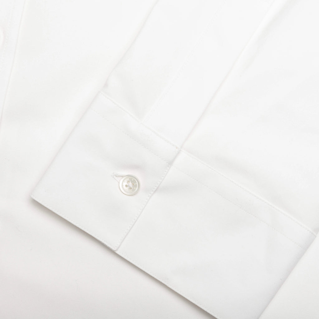 Couture Seam Cocoon Shirt White