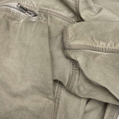 Bauhaus Flight Denim Bomber Jacket Sand