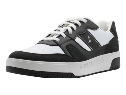 Tenis Nautica Charlo Negro y Blanco para Hombre