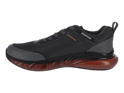 Tenis de Baloncesto Makena Gris y Naranja para Hombre