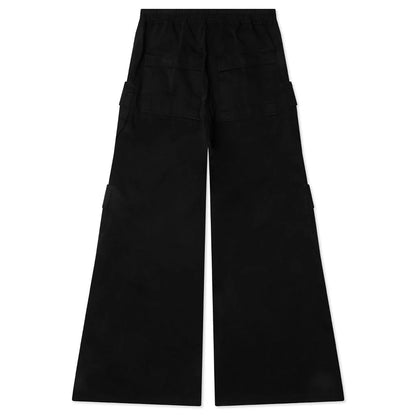 Double Cargo Jumbo Belas Pants Black