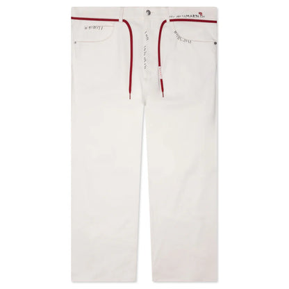 Drawstring Trousers Lily White