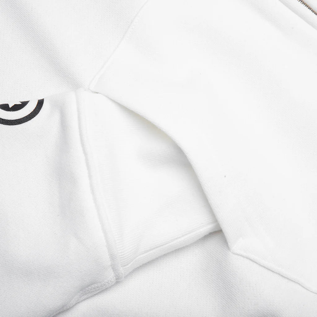 2nd Shark Full Zip Hoodie White