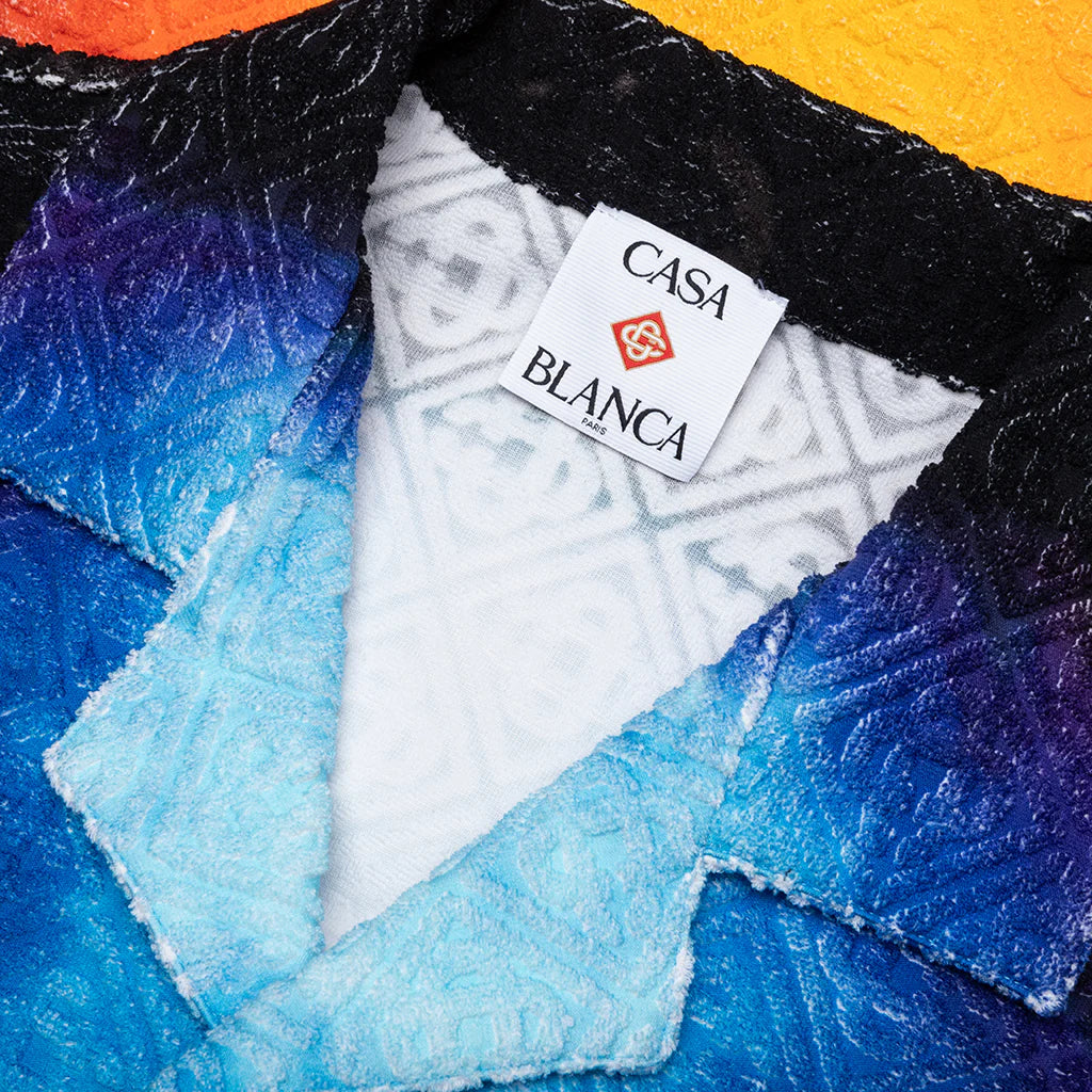 Gradient Towelling Shirt Tie Dye