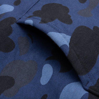 Camo Shark Full Zip Hoodie Navy
