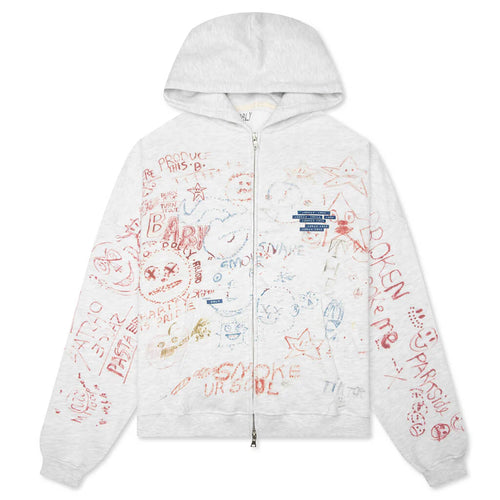 Joshua Tree Double Zip Hoodie Multi