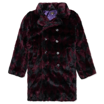 Pea Coat Navy Bordeaux