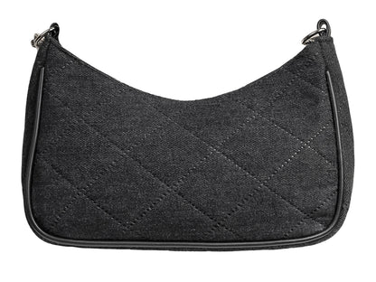Bolsa Ferretina Rombo Negro para Mujer