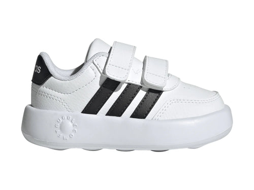 Tenis Adidas Breaknet 30 Blanco y Negro para Niño