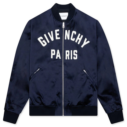 Couture Seam Bomber Navy