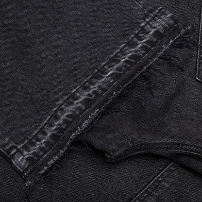 Released Hem Straight Jean Vintage Black
