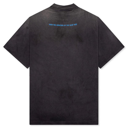 Saint M6 x The Matrix Green Logo S S Tee Black