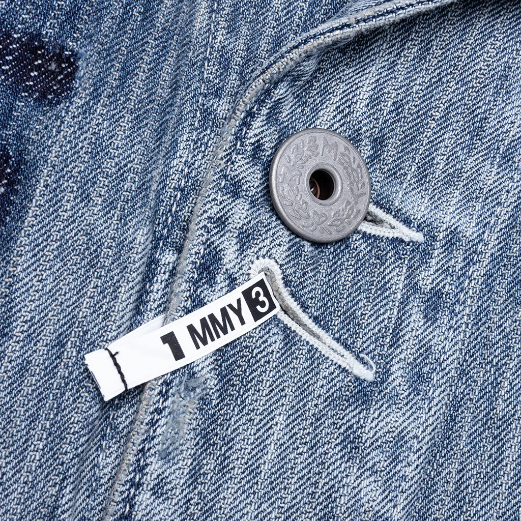 Aged Chore Jacket Indigo
