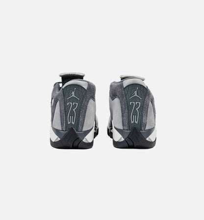 Air Jordan 14 Retro Flint Grey Grade School Lifestyle Shoe Flint Grey Stealth White