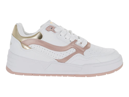 Tenis Clasben Mika Blanco Oro Rosado para Mujer
