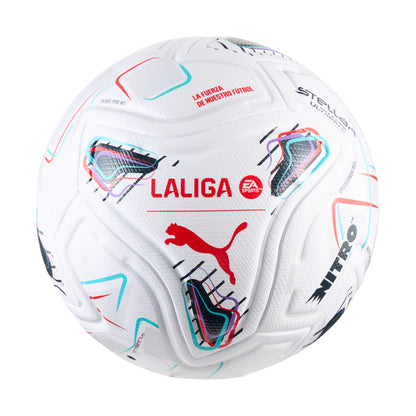 PUMA Stellar Nitro Ultimate LaLiga Soccer Ball White Multicolor