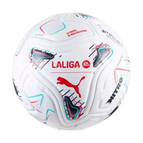 PUMA Stellar Nitro Ultimate LaLiga Soccer Ball White Multicolor