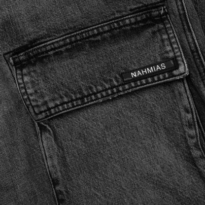 Denim Logo Cargo Pants Brown Wash
