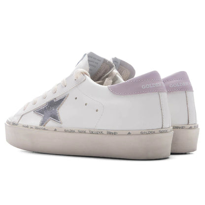 Womens Hi Star White Silver Lilac