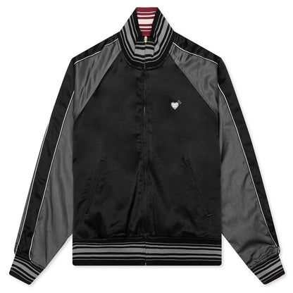 Reversible Satin Jacket Burgundy
