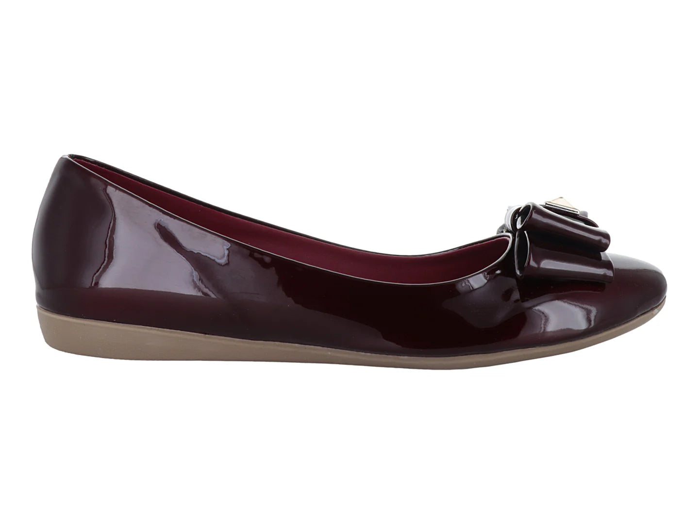 Zapatos Planos MeliAna Color Vino para Mujer