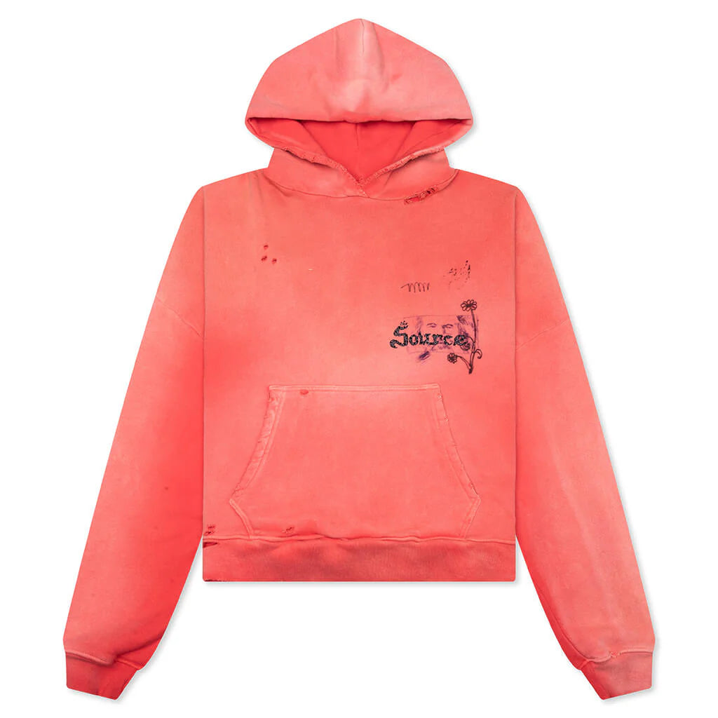 Source Family Hooded Sweatshirt Red