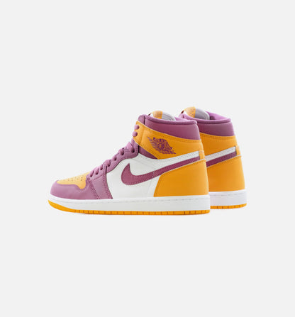 Air Jordan 1 Retro High OG Brotherhood Mens Lifestyle Shoe University Gold Light Bordeaux Limit One Per Customer
