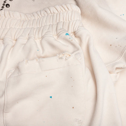 Star Studded Sweatpant White