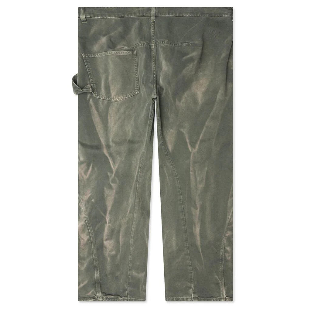 Twisted Workwear Jeans Green
