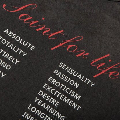 Saint M6 x Aerosmith S S T Shirt Black