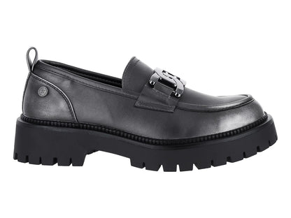 Zapatos Mocasines XTI Plomo para Mujer
