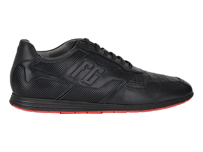 Zapatos Cuadra de Piel Caimán y Ternera Para Hombre
