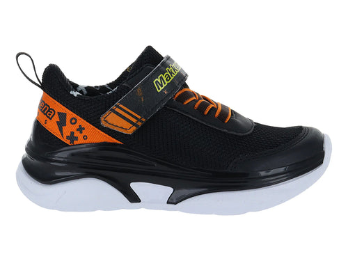 Tenis Makena Negro Naranja para Niño
