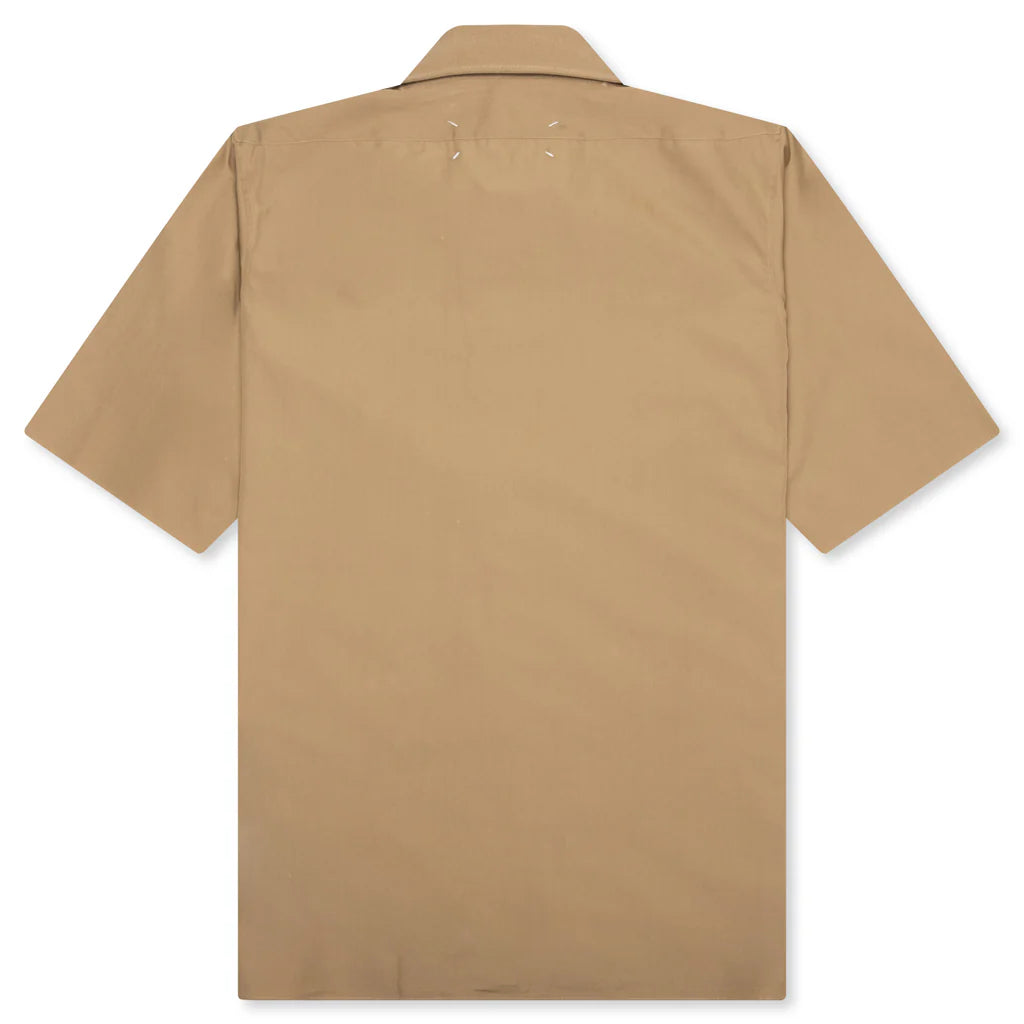 Short Sleeve Shirt Camel