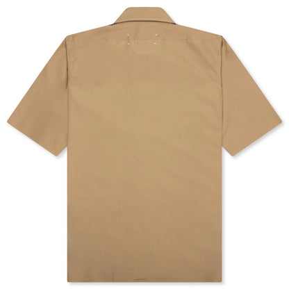 Short Sleeve Shirt Camel