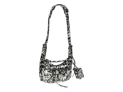 Bolso Hobo Steve Madden Blanco y Negro para Mujer