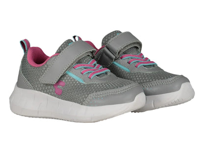 Tenis Charly Gris y Rosa para Niña