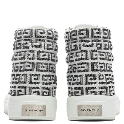 City High Top Sneaker Black White