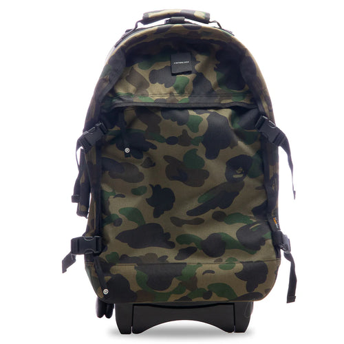 Camo Travel Luggage Green
