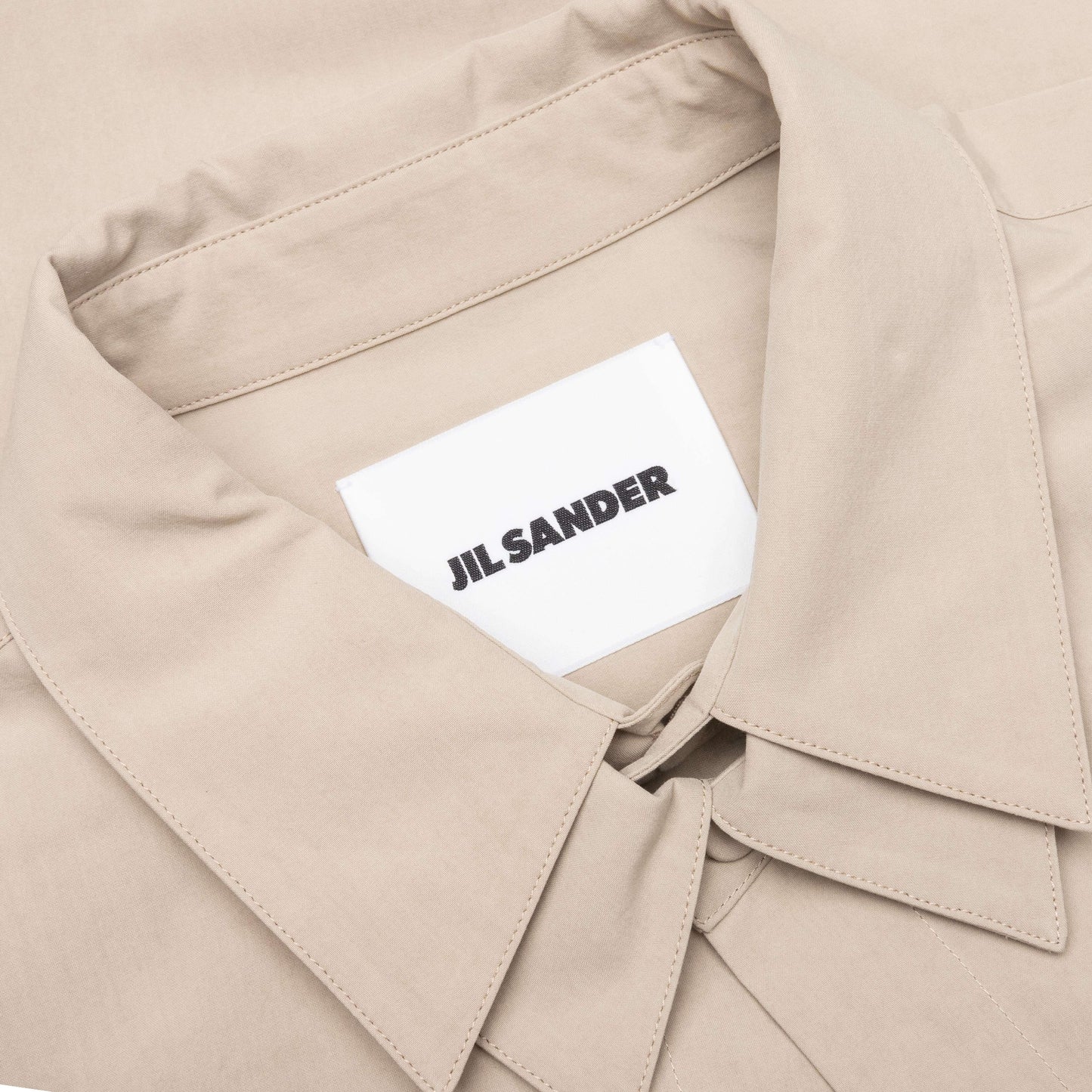 Double Layer Cotton Poplin Shirt Powder Green